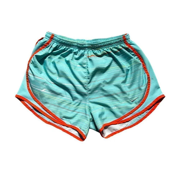 Nike ACG Pants - Nike Medium Teal,‎ White, & Orange Running Shorts